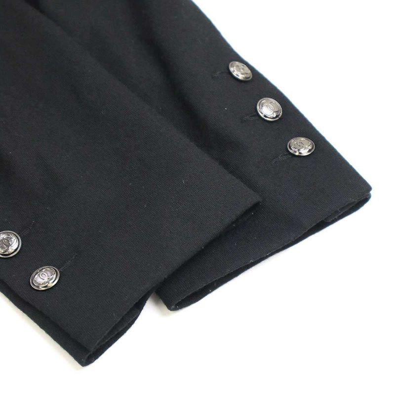 Chanel Wool Cashmere Dress P46626v34560 Black 44