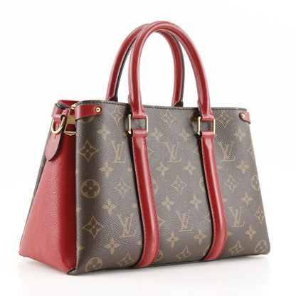 Louis Vuitton Soufflot NV BB M44818 Monogram Canvas Brown/red Tr1290 Ladies