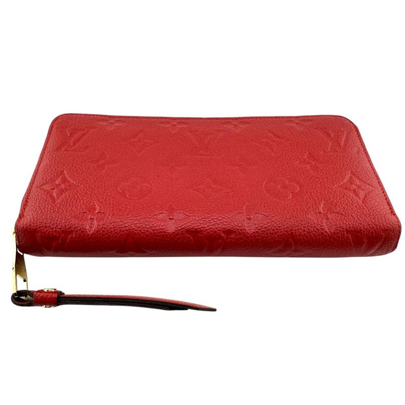 Louis Vuitton M60547 Monogram Empreinte Round Zipper Zippy Wallet Long Wallet