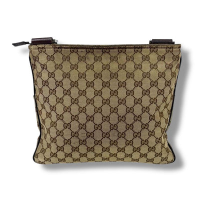 Gucci Sherry Line Shoulder Bag Crossbody Bag GG Canvas Brown