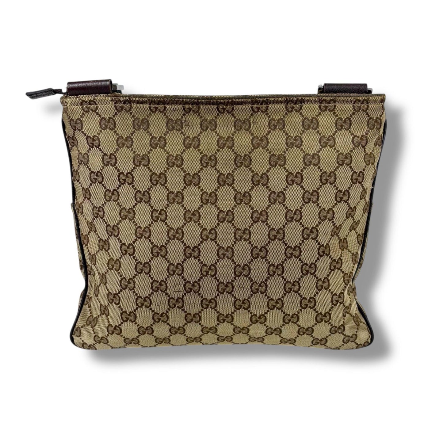 Gucci Sherry Line Shoulder Bag Crossbody Bag Gg Canvas Brown