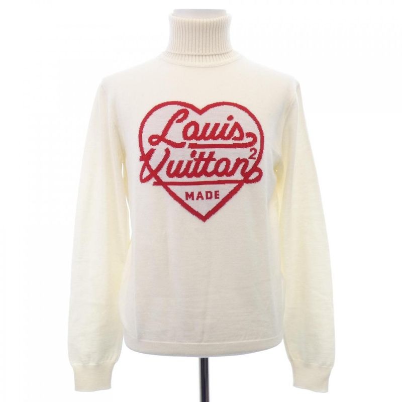 Louis Vuitton Intarsia Heart Tortle Neck Hmn05 Wzll NIGO Knit