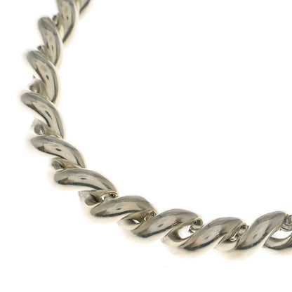 Hermes Torsade Bottleneck Necklace Silver