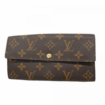 Louis Vuitton Long Wallet Monogram Portefeuille Sarah M61734 Brown Ladies