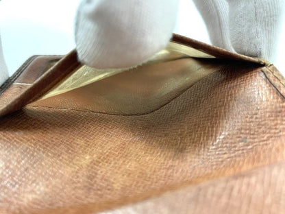 Louis Vuitton Monogram Porte Vier Carte Bleue Bi-fold Billfold Passcase Card