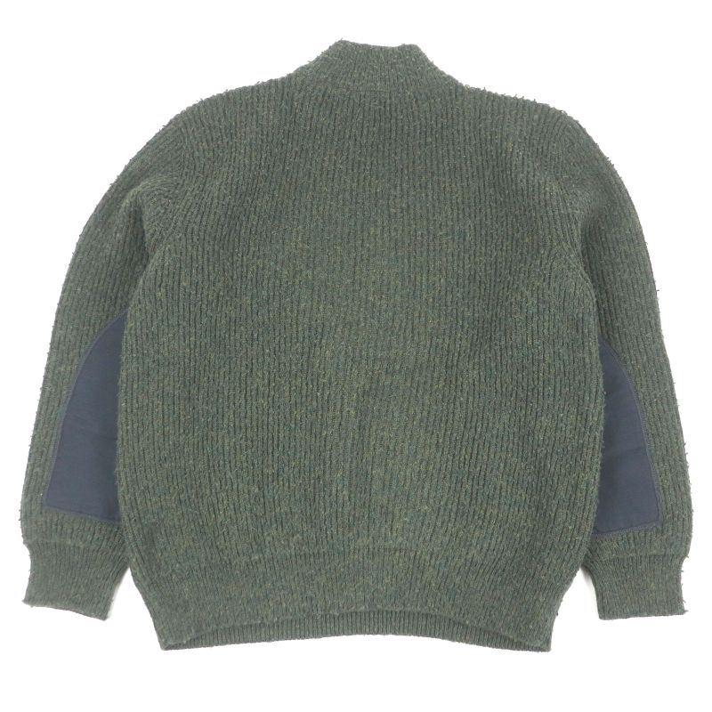 DIOR Homme 23SS 383m640at547 100% Wool Couture Casentino Elbow Patch Turtleneck