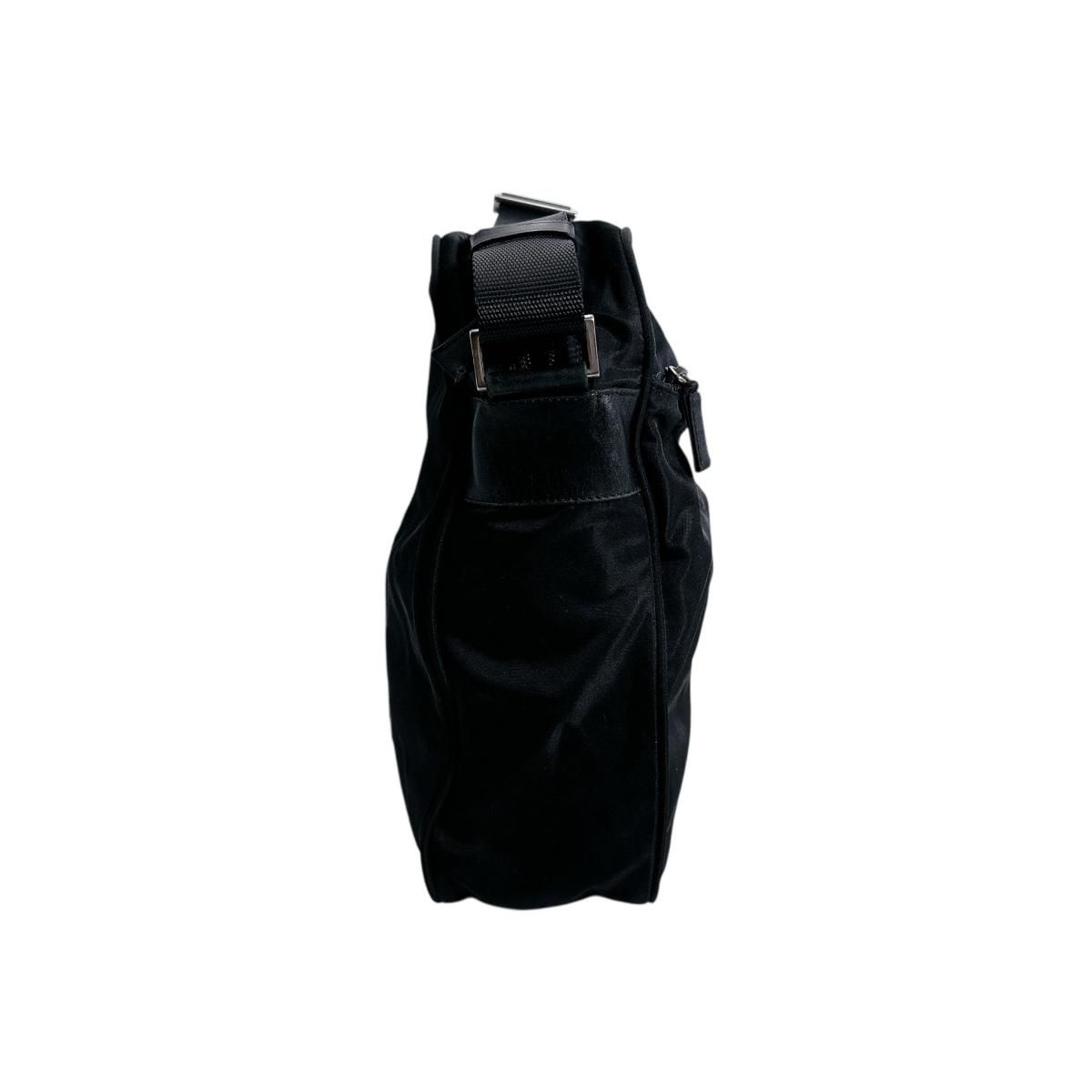 Prada Bt0168 Crossbody Body Bag Triangle Logo Shoulder Black