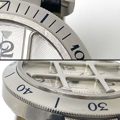 Cartier W3104055 Pasha Grid Silver Dial Men's