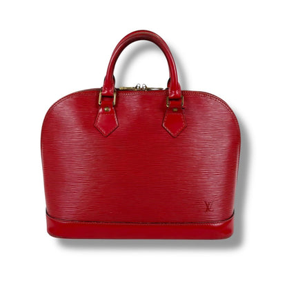 Louis Vuitton Handbag Alma PM Epi Leather Castilian Red — view 2