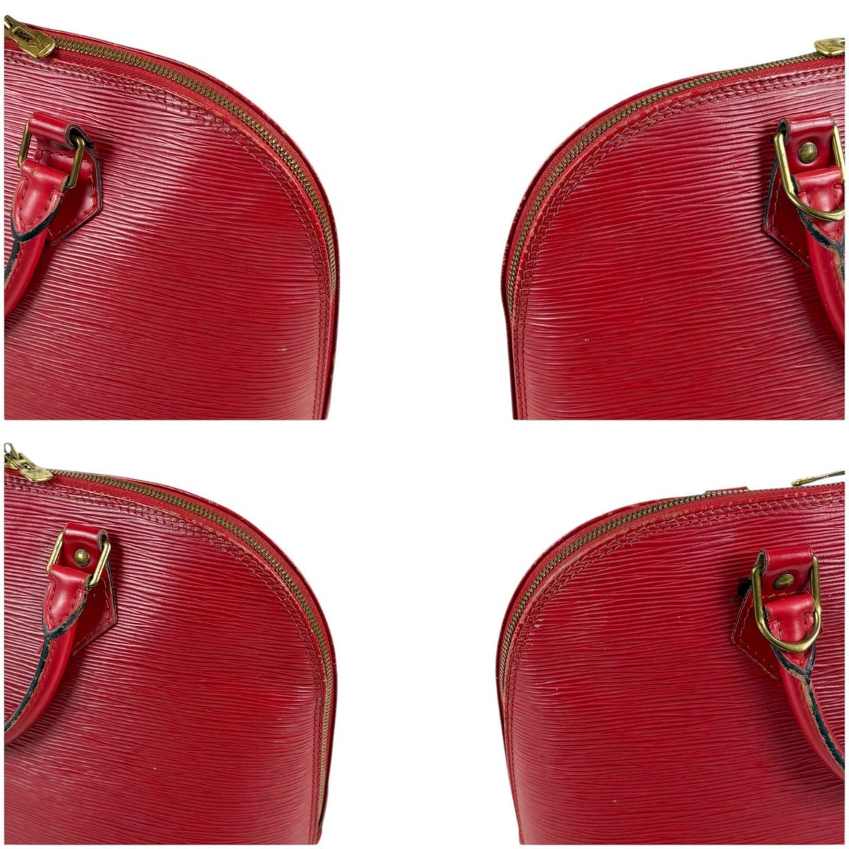 Louis Vuitton Handbag Alma PM Epi Leather Castilian Red — view 5