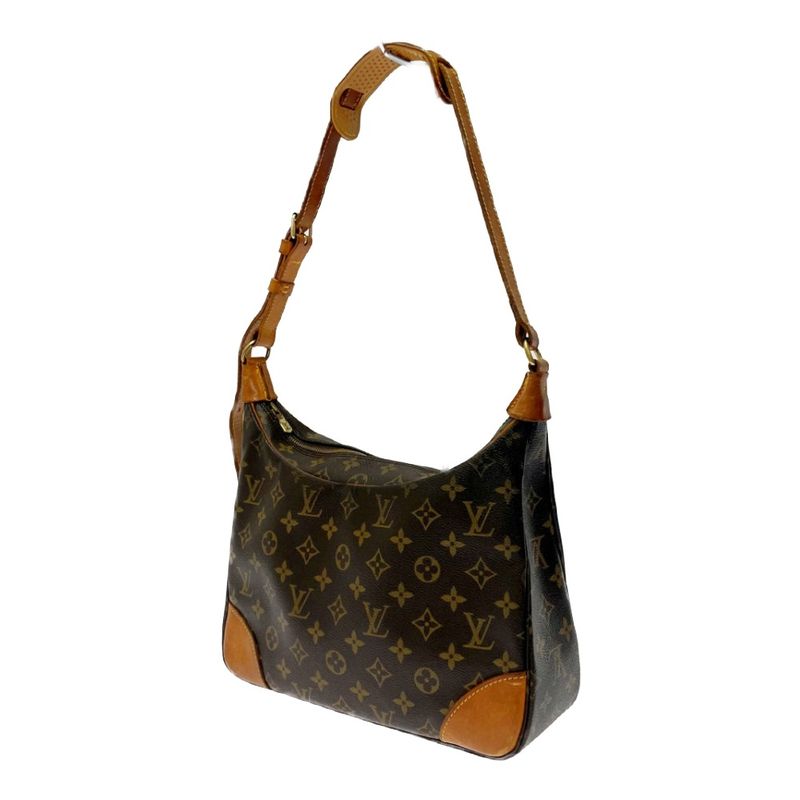Louis Vuitton M51265 Monogram PVC Boulogne 30 Shoulder Bag Brown 320547
