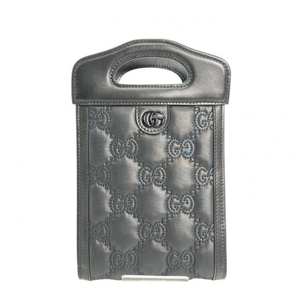 Gucci 2-Way Bag Shoulder GG Mini Matelasse Black