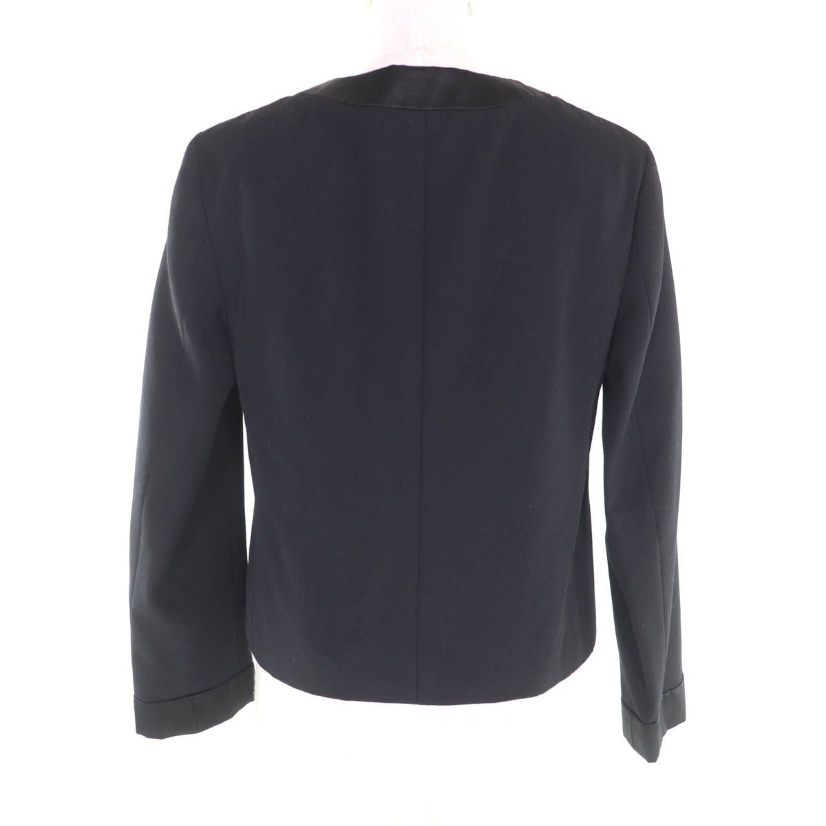 Chanel Lining Silk Coco Button with Rhinestone Wool Jacket — view 3