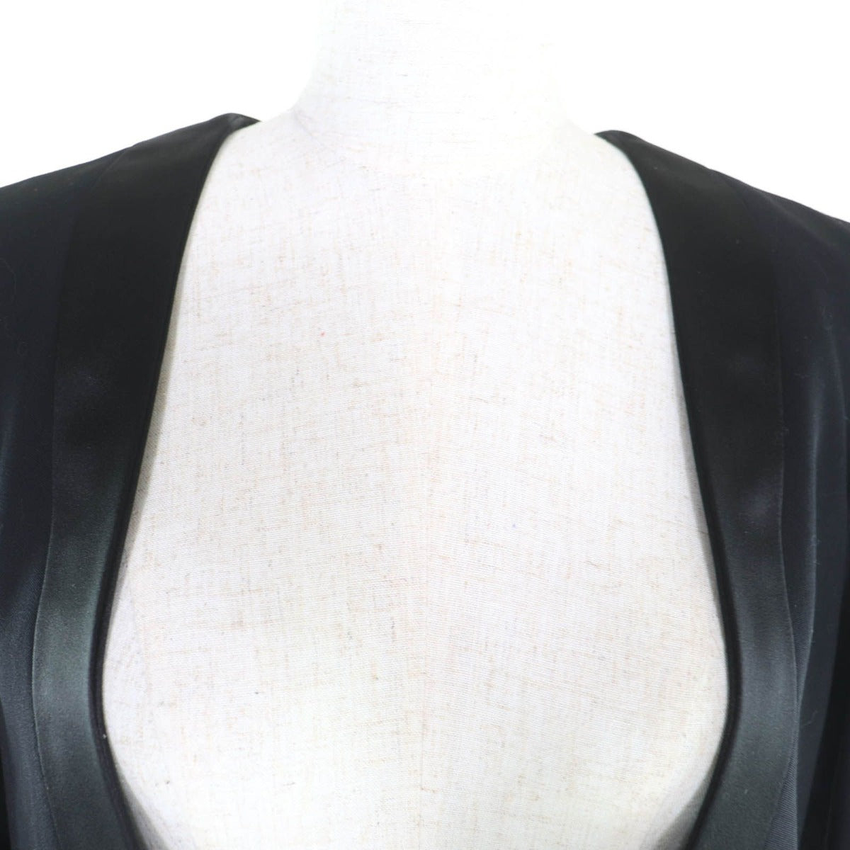 Chanel Lining Silk Coco Button with Rhinestone Wool Jacket — view 4