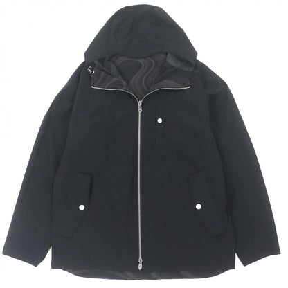 Hermes Button All Over Pattern Reversible Double Zip Up Mountain Hoodie — view 2