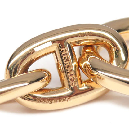 Hermes Bracelet Chaine D'ancre MM 15 Frames 750pg Pink Gold 15 Links