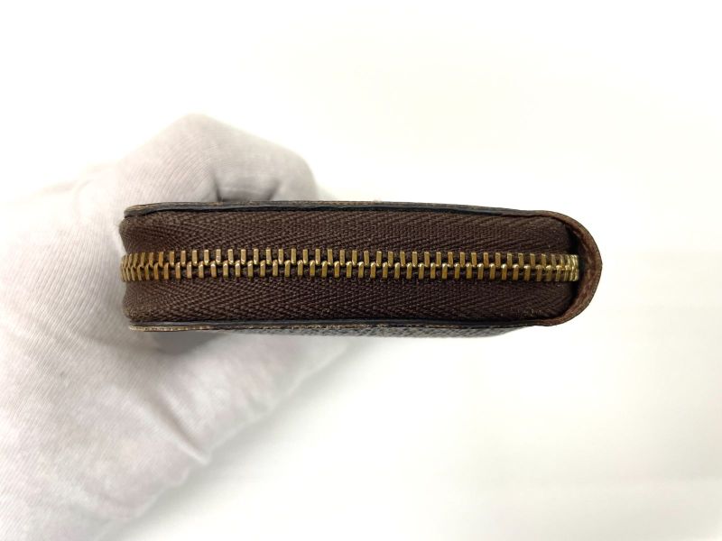 Louis Vuitton Monogram Zippy Coin Purse Zippy Wallet Round Zip Compact Wallet