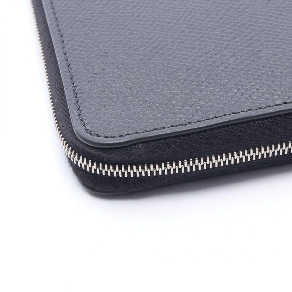 Celine Round Wallet Large Zip Black Leather — view 5
