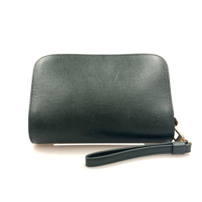 Louis Vuitton Taiga Baikal Clutch Bag Green