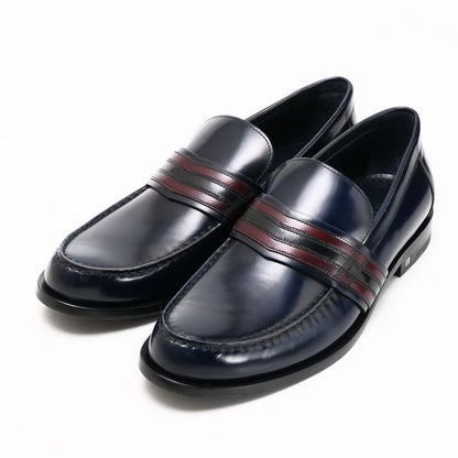 Louis Vuitton Loafers Size 7 1 2 M V-line Leather Shoes