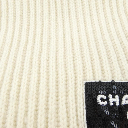 Chanel Code Scarf Cashmere White — view 4