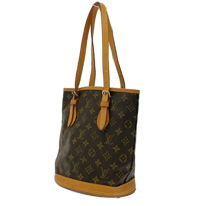 Louis Vuitton M42238 Monogram PVC Petit Bucket PM Brown 386879 Shoulder