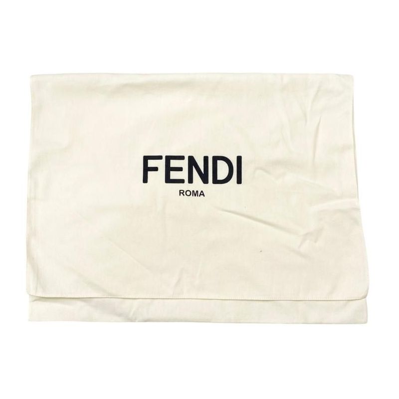Fendi Kids Toy Doudou Bunny Rabbit Ff Logo Brown Fendi Kids