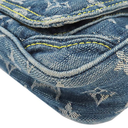 Louis Vuitton Body Bag Bum Bag Monogram Denim Blue Gold Hardware Blue Denim