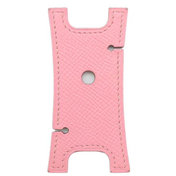 Hermes Small Accessories de Ring Vaux Epson Rose Confetti Earphone Holder