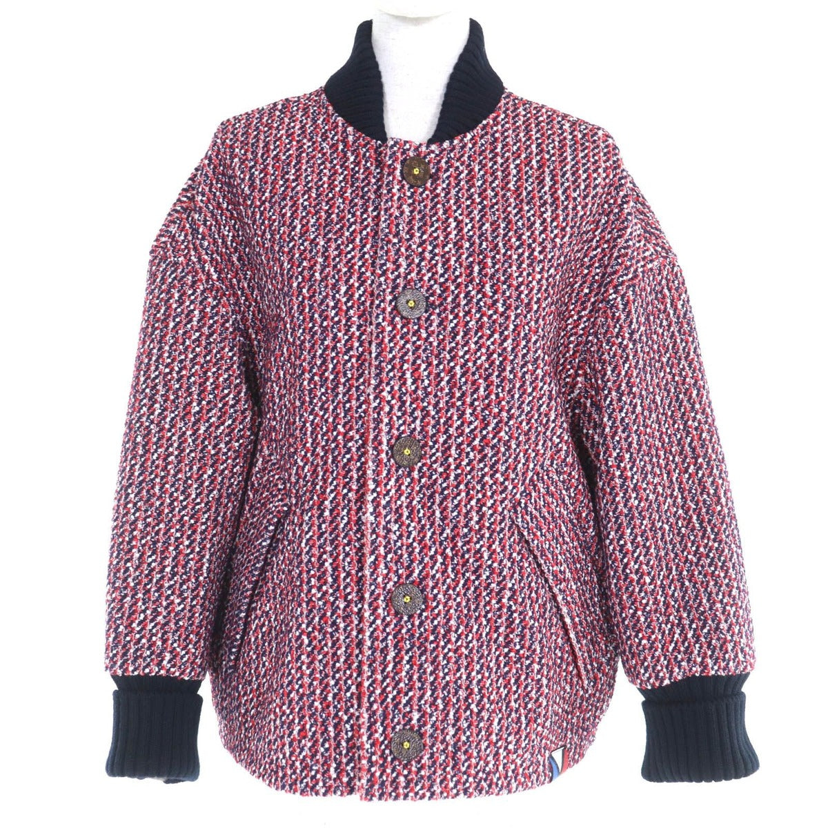 Louis Vuitton 23 AW Monogram Tricolor Boucle Tweed