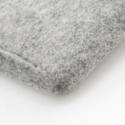 Hermes Toudou 37 Felt And Vaux Epson Blue Zanzibar Blue/gray A Unisex Clutch Bag