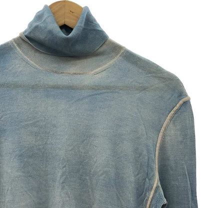 Bottega Veneta - Cashmere Silk Gradient Turtleneck Knit - 38 - Blue - Women's