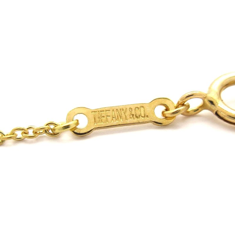 Tiffany & Co Necklace Open Teardrop 18K Yellow Gold