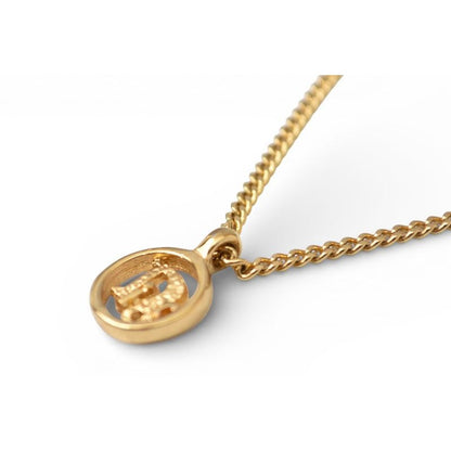 Christian Dior Necklace Vintage Logo Circle — view 4