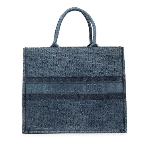 Dior Oblique Book Travel Blue Denim