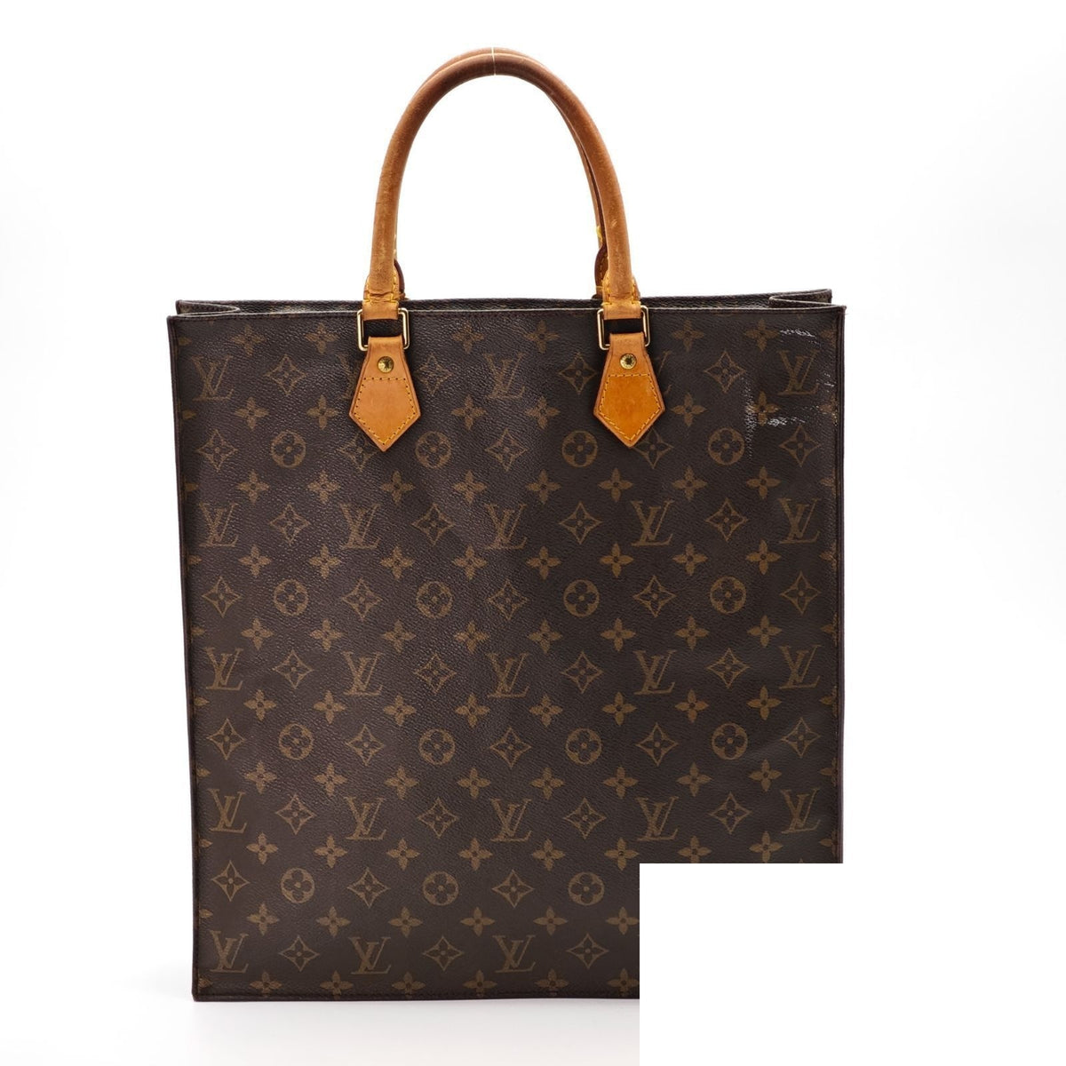 Louis Vuitton Sac Plat Bag Handbag Brown — view 3