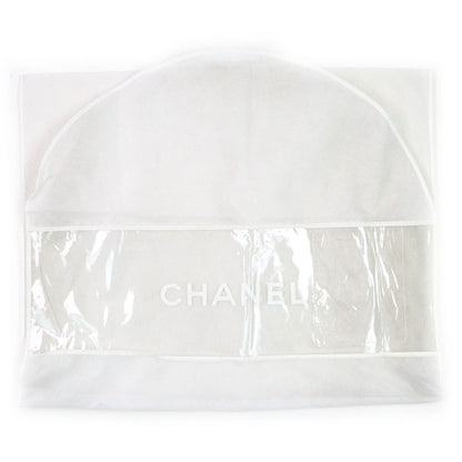 CHANEL P40325 Coco Mark Plate Allover Design Seventh Sleeve Knit Dress Black 38