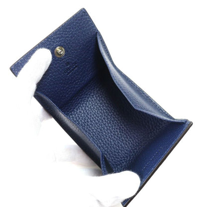 Gucci 771160 Logo Hardware Leather Coin Case Coin Purse Compact Wallet Current