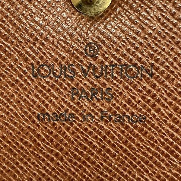 Louis Vuitton Monogram Porte Trésor Etui Chequier M61200 Trifold Wallet Unisex