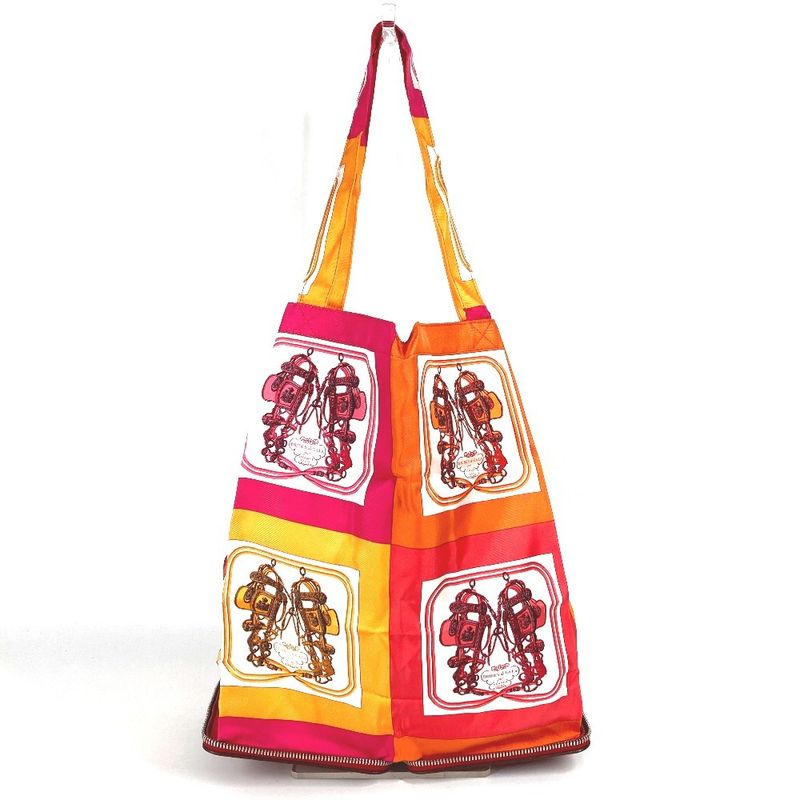 Hermes Shoulder Bag Silky Pop Leather Red