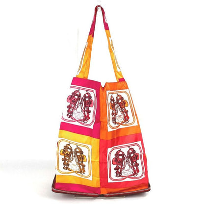 Hermes Shoulder Bag Silky Pop Leather Red