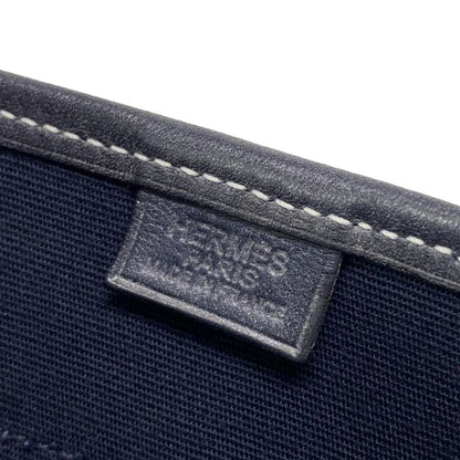 Hermes Buenaventura Mini Blue Indigo Silver Hardware Shoulder Bag