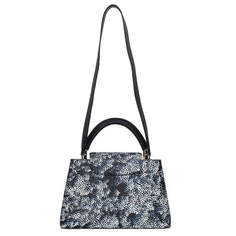 Louis Vuitton X Yayoi Kusama 23SS M21728 Capucines MM 2WAY Allover Leather