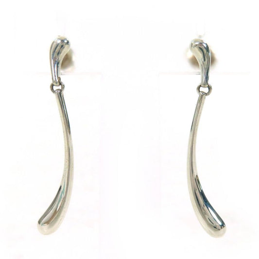 Tiffany & Co Elsa Peretti Teardrop Long Sv925 Earrings For Both Ears Silver