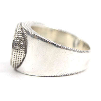 Gucci 479229 Interlocking G Ag925 Ring Silver 21 Made In Italy