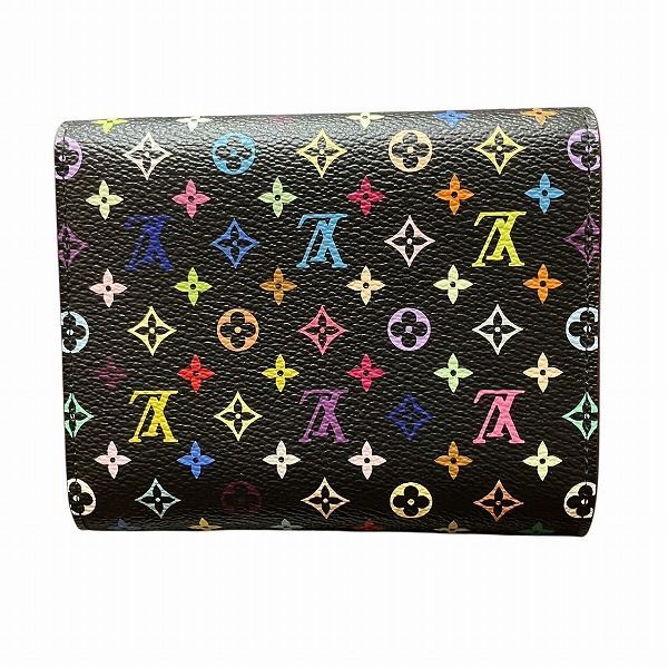 Louis Vuitton Monogram Multicolor Portefeuille Joy M60283 Trifold Wallet For