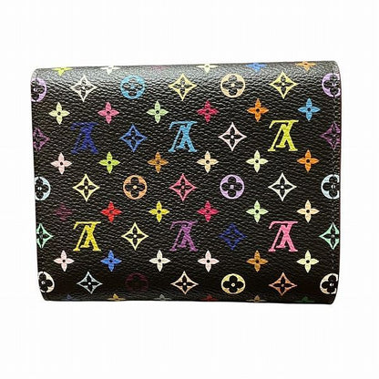 Louis Vuitton Monogram Multicolor Portefeuille Joy M60283 Trifold Wallet For