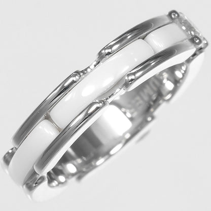 Chanel Ultra Small Gold Diamond Ceramic Ring — view 6