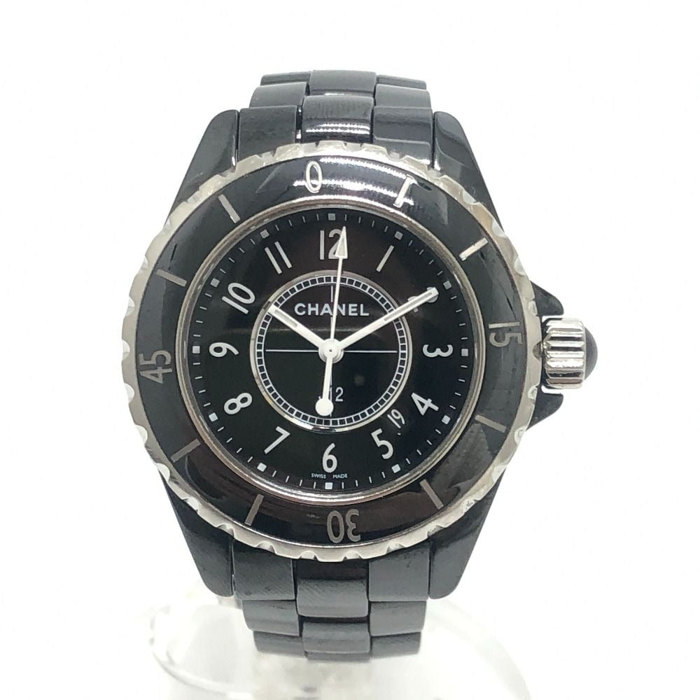 Chanel Watch Ceramic Black