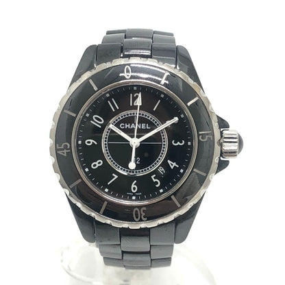 Chanel Watch Ceramic Black